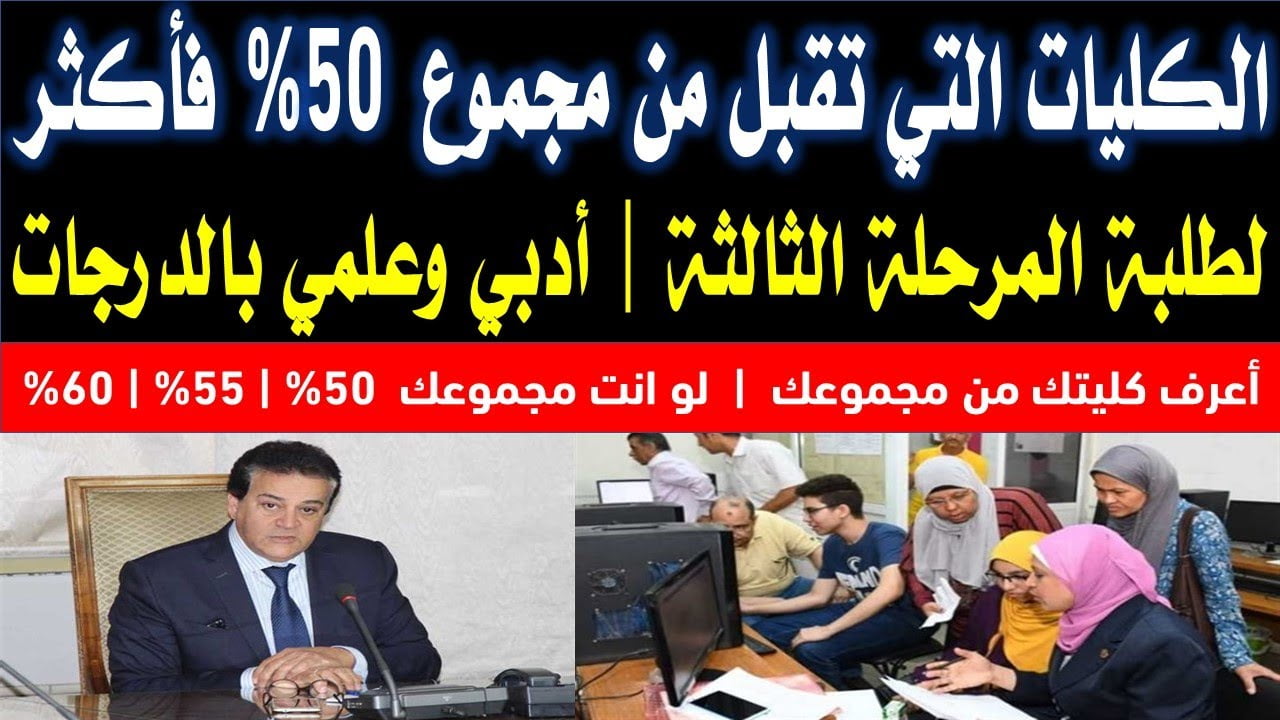 ننشُر مؤشرات تنسيق المرحلة الثالثة 2024-2025 لطلاب ادبي وعلمي كل الجامعات والمعاهد