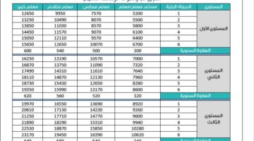 سلم رواتب المعلمين