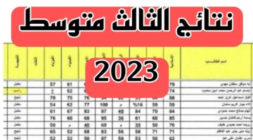 خطوات الاستعلام عن نتائج الصف الثالث متوسط 2023