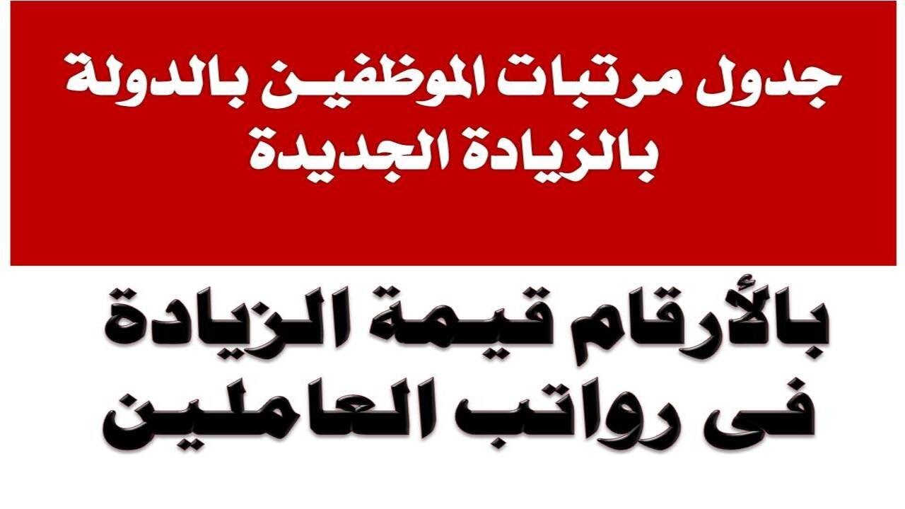 "الزيادة على الي فات والي جي زغرطوا".. زيادة مرتبات الموظفين العاملين بالدولة بقيمة 3500 جنيه بأثر رجعي 5 “الزيادة على الي فات والي جي زغرطوا”.. زيادة مرتبات الموظفين العاملين بالدولة بقيمة 3500 جنيه بأثر رجعي
