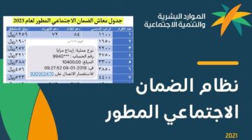 طريقة حساب راتب الضمان