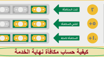 كيفية حساب قيمة مكافأة الخدمة في السعودية