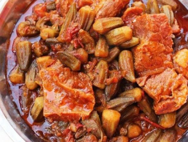 طريقة عمل البامية باللحمة الضاني بطعم مميز لا يقاوم