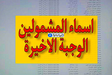 اسماء المشمولين في الرعاية الاجتماعية 2023 الوجبة الأخيرة | بحث قوائم منصة مظلتي pdf