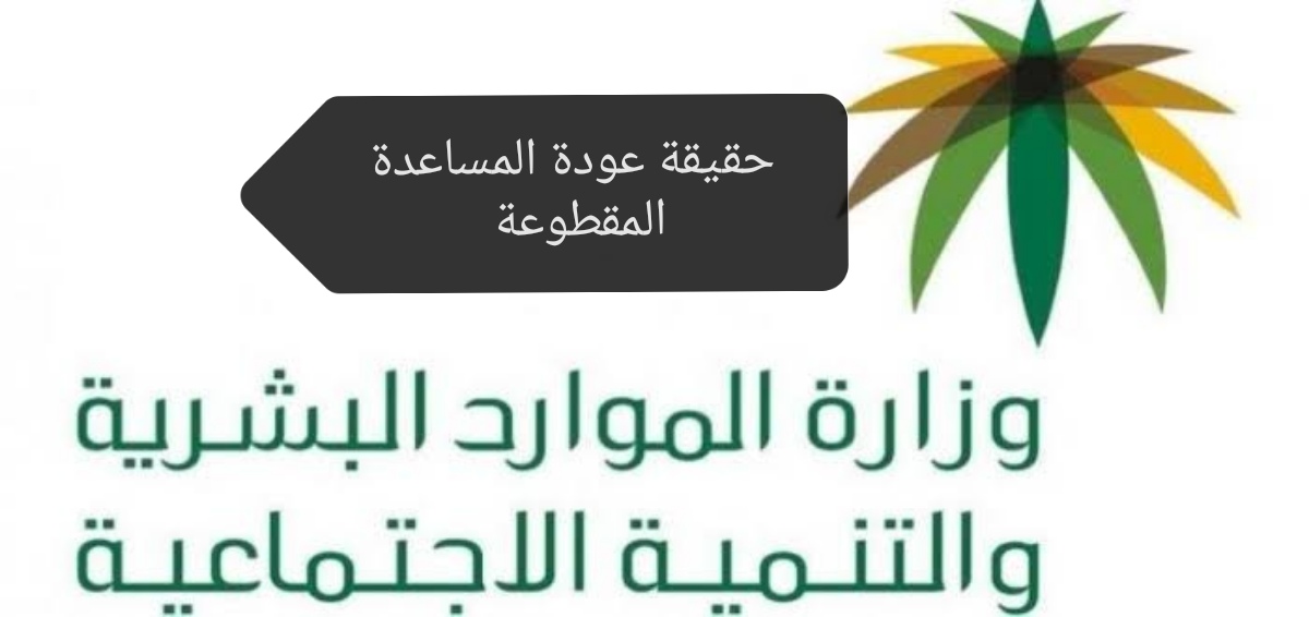 الموارد البشرية توضح حقيقة عودة المساعدة المقطوعة 1445 وخطوات التسجيل في البرنامج