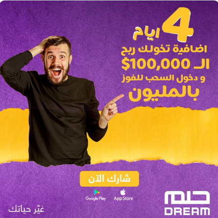 السحب الكبير للمليون.. تأجيل سحب مسابقة الحلم بقيمة 100,000 دولار 5 السحب الكبير للمليون.. تأجيل سحب مسابقة الحلم بقيمة 100,000 دولار