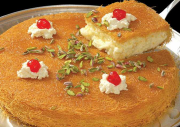 حضري كنافة بالمهلبية طرية ولذيذة من المطبخ التركي
