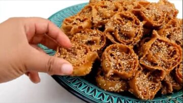اروع شباكية اعمليها بدون دلك وهشة وبطريقة سهلة من المطبخ المغربي
