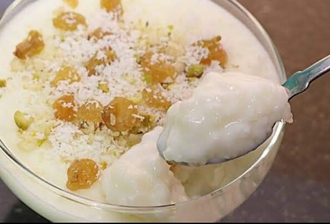 الأرز باللبن بوش مكشكش زي المحلات كريمي وناعم بمكونات بسيطة وطعم ولا أروع 5 الأرز باللبن بوش مكشكش زي المحلات كريمي وناعم بمكونات بسيطة وطعم ولا أروع