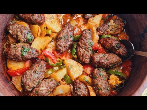 طريقة عمل صينية البطاطس بالكفتة في الفرن بطريقة سهلة وغير مكلفة
