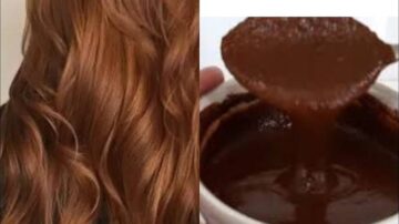 خلطة القهوة والكاكاو لصباغة شيب الشعر من اول استعمال