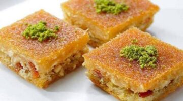 أسهل خطوات لتحضير الكنافة بحشوة المكسرات