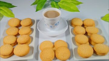 لشرب الشاي اعملي ألذ وأطعم بسكويت ف البيت اقتصادي وسهل وطعمه لا يقاوم لذيذ
