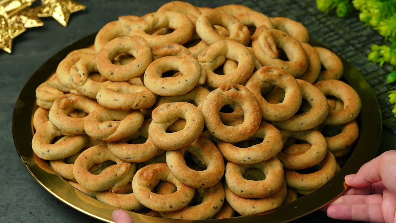 طريقة عمل كعك الأساور الفلسطيني بالبهارات الفريش
