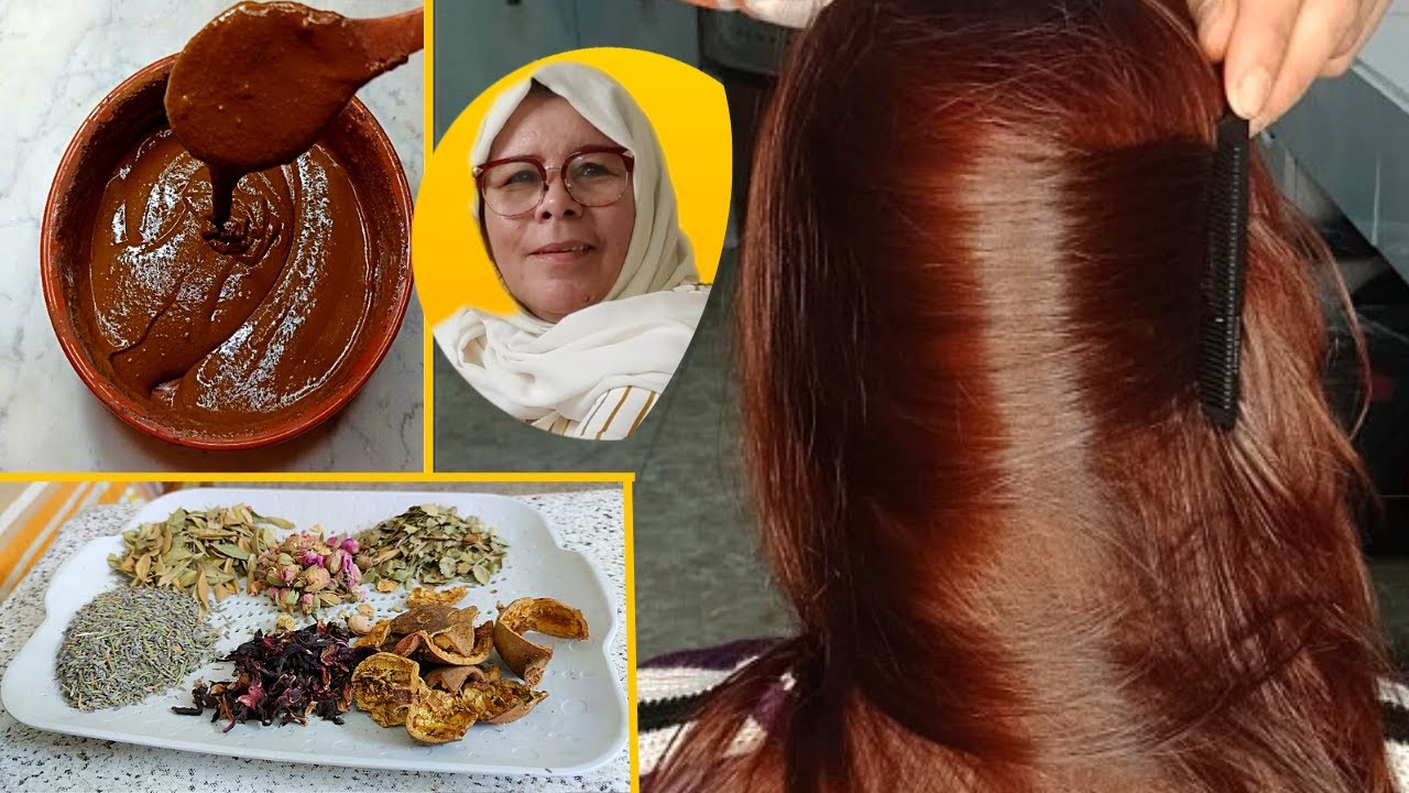 صبغ وتلوين الشعر بمواد طبيعية هتلون شعرك علطول وهاخفي الشعر الأبيض نهائيًا