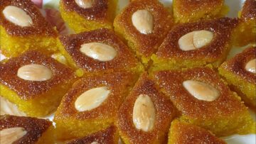 طريقة عمل الهريسة الأصلية بمكونات مظبوطة وبطعم مرمل ولذيذ