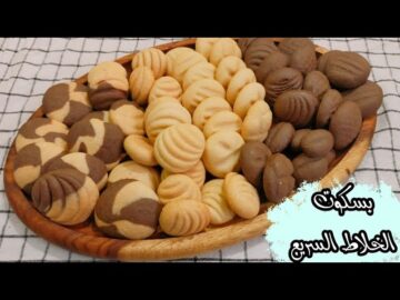 اعملي بسكويت الخلاط السريع لاولادك بدون زبدة ولا سمنة