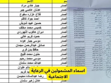 Now رابط كشف اسماء المشمولين بالرعاية الاجتماعية 2023 الوجبة الاخيرة pdf عموم المحافظات