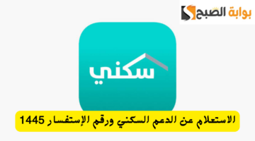 الاستعلام عن الدعم السكني ورقم الإستفسار 1445 20231114 112633 ٠٠٠٠