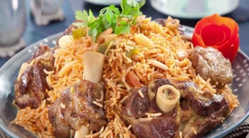 الكبسة السعودية باللحم 1 e1699393499339