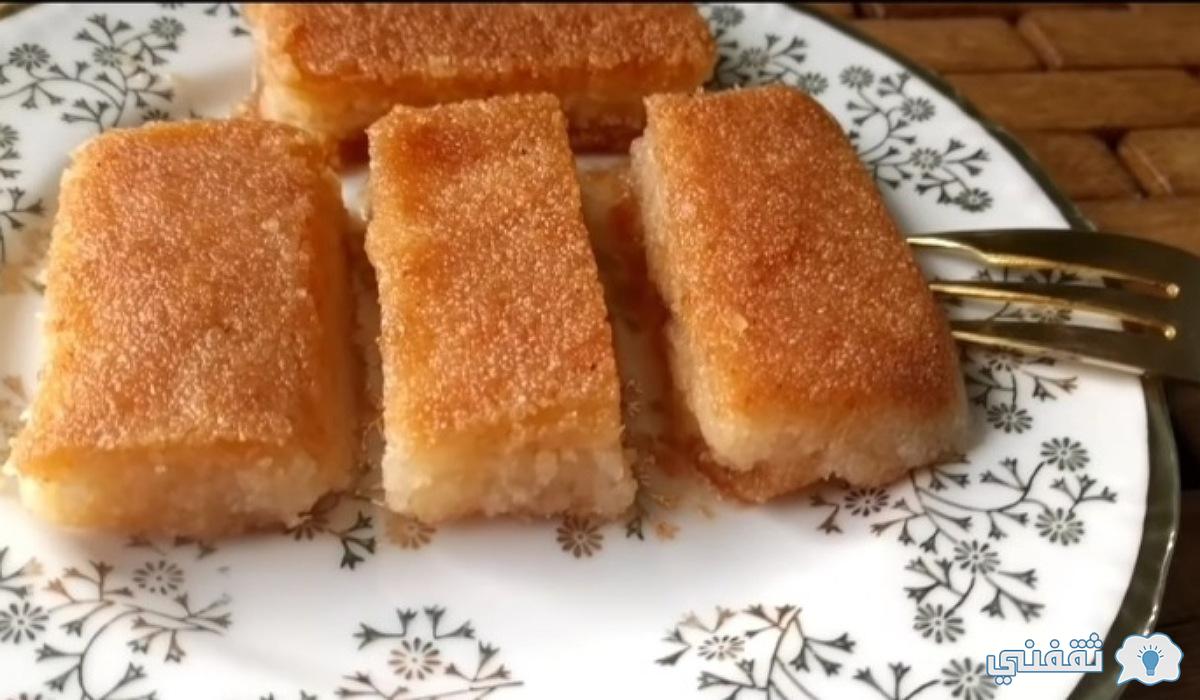 تذوب في الفم.. طريقة تحضير البسوسة باللبن في المنزل خطوة بخطوة 5 تذوب في الفم.. طريقة تحضير البسوسة باللبن في المنزل خطوة بخطوة