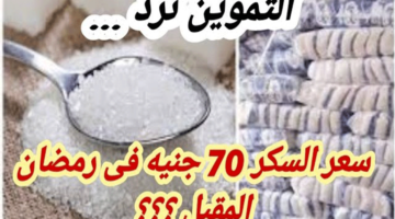 حقيقة وصول سعر السكر 70 جنيه رمضان المقبل