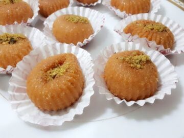 طريقة عمل حلى السميد في البيت سهلة وسريعة وغير مكلفة