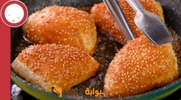 خبز البالون بالسمسم بمكونات بسيطة وبقوام هش لأحلى سندوتشات