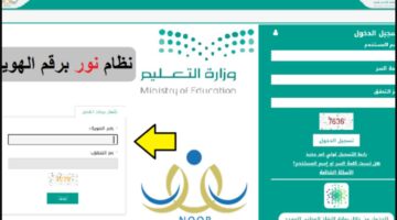رابط نظام نور للاستعلام عن نتائج الطلاب لسنة 1445 رقم الهوية 2