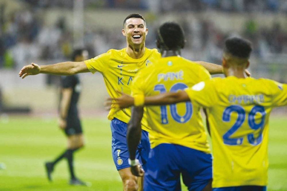 رونالدو يقود النصر لملاقاة الأخدود في مهمة حسم الصدارة .. موعد المباراة والتشكيل المتوقع 5 رونالدو يقود النصر لملاقاة الأخدود في مهمة حسم الصدارة .. موعد المباراة والتشكيل المتوقع