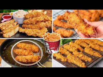 طريقة عمل استربس كنتاكي في البيت بأقوى قرمشة وأشهى طعم.. مش هتشتريه من بره تاني
