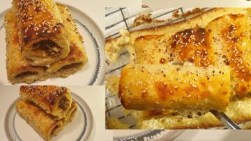 طريقة عمل صينية رولات الكريب بالدجاج