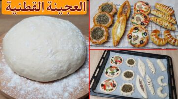 طريقة عمل العجينة القطنية 1