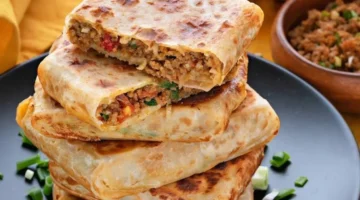 طريقة عمل المطبق السعودي باللحم المفروم