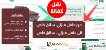 طريقة نقل الكفالة عن طريق أبشر في نظام العمل الجديد 1445 والرسوم