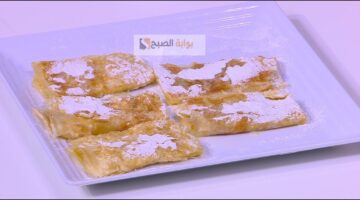 فطيرة الجلاش بالسكر واللبن
