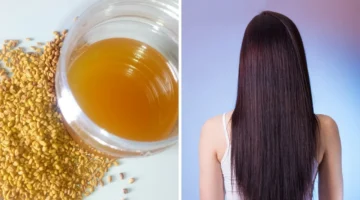 قناع بذور الحلبة وهلام الصبار