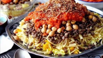 أفضل طريقة لعمل الكشري المصري بنكهه مميزة وطعم لا يقاوم