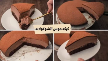 غرقانة شيكولاتة.. طريقة عمل كيكة موس الشوكولاتة الطبقات أخف كيك طعمه خيال هتاكل صوابعك وراه من حلاوته