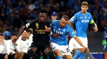 مباراة ريال مدريد ونابولي