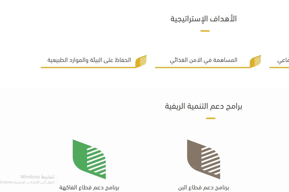 معايير وأوراق التقديم على برنامج ريف 1445
