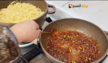 مكرونة بالصلصة بطريقة سهلة وسريعة واقتصادية وبنكهة مميزة