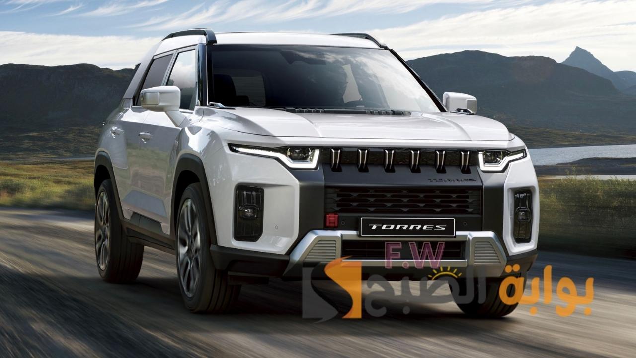 مواصفات سانج يونج توريس 2024 KG Mobility الجديدة كليا SUV متعددة الاستخدامات وسعر SsangYong Torres 2024