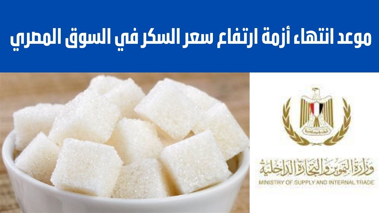وزير التموين يُبشر بموعد انتهاء أزمة ارتفاع سعر السكر في السوق المصري للمواطنين