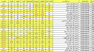 نتائج السادس الاعدادي