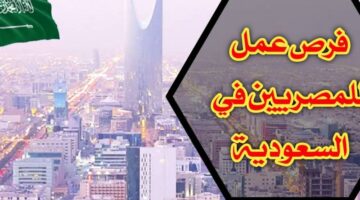 وظائف شاغرة في السعودية للمصريين