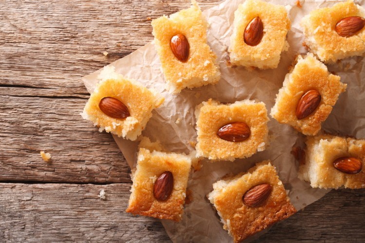 البسبوسة المرملة..بكوب دقيق واحد اعمليها دلوقتي زي الحلواني بلونها وترميلتها وطعمها اللذيذ