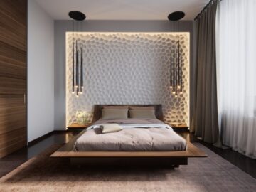 أحدث ألوان وأفكار تصميم ديكور جدار غرف نوم 2024