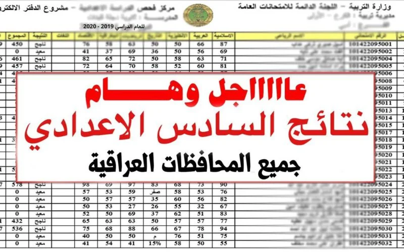 طريقة الحصول على نتائج السادس الإعدادي الدور الثالث في العراق 2023 عبر موقع نتائجنا 5 طريقة الحصول على نتائج السادس الإعدادي الدور الثالث في العراق 2023 عبر موقع نتائجنا