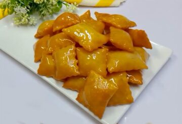 بشويه دقيق وميه أعملي حلوي سريعه طعمها جنان في 10 دقائق أطفالك هيحبوها سهلة ومغذية